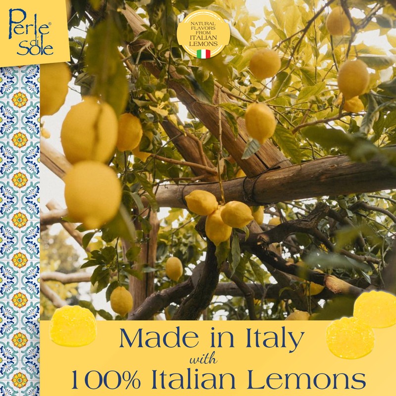 Perle di Sole Soft Lemon Candy from Italy - Lemon