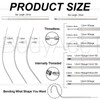 BodyAce 16G 18G 20G Piercing Tapers Can Be Bent Anyway,