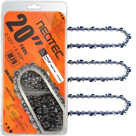Chainsaw Chains,Chainsaw Chain 20 In,325" Pitch,050" Gauge 78 Drive Links Compatible with Makita Echo (3 Chains)