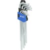 BRILLIANT TOOLS Long Ball Head Torx Wrench Set. 9 Pieces,