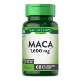 Maca peruana 60 cápsulas de 1600 mg, la dosis más alta sin sabor