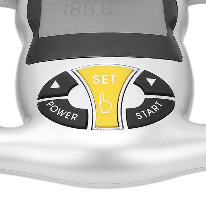 Handheld Body Fat Measuring Instrument BMI Meter Fat Analyzer Monitor