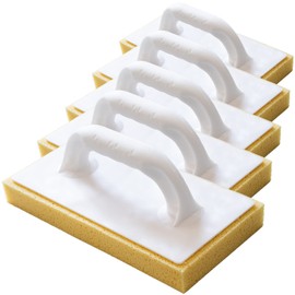 Kronen Hansa 5 x Reibfix Tile Washing Board with Hydro Sponge Pad for Washing Tiles (Tile Sponge, Cleaning Board, Gridged, Made in Germany, 140 x 280 mm, Thickness 30 mm)