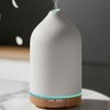 URPOWER 120ML Ceramic Essential Oil Diffuser, Ultrasonic Aromatherapy Diffuser with