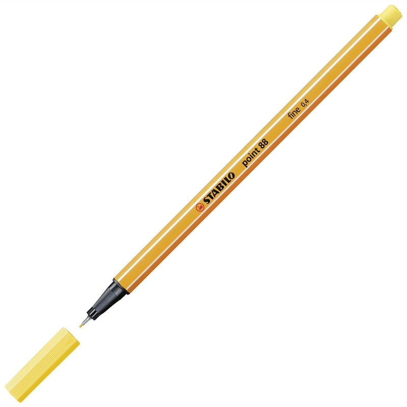STABILO point Pack of 6 Felt-Tip Pen point 88, Line