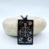 Wheel of Fortune Jewelry - Tarot Themed Necklace - Biker's