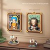 TOYMART Mini Blocks Cute Mona Lisa Building Set, 604PCS 3D