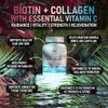 Marine Collagen & Biotin Capsules | 500mg Collagen, 10,000µg Biotin,