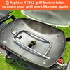 QuliMetal 41862 Grill Burner for Weber Q2200, Q220, Q2000 Q200,