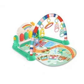 Toddler Baby Playmat Glow and Grow Kick & Play Piano Gym, Musical Keyboard Learning Toy for Newborn to Toddlers Playpen:_Green