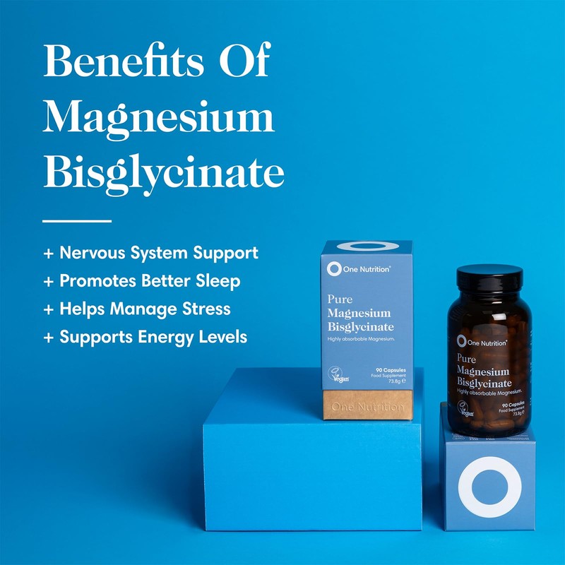 One Nutrition Pure Magnesium Bisglycinate - 90 Capsules