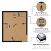 DOAI ART 8x10 Picture Frame,Black 8x10 Picture Frame for Horizontal