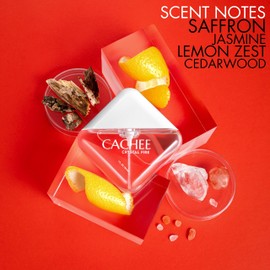 CACHEE Hand Sanitizer Spray - Crystal Fire, Travel Size Skin Care Essentials, Kills Germs & Bacteria Non-Sticky Long-Lasting Scent Quick-Drying Luxurious Fragrances, Aesthetic Design, 1FL OZ (30 ML)