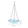 Gatuida Hanging Bird Feeder Bowl with Iron Chain Durable Weather