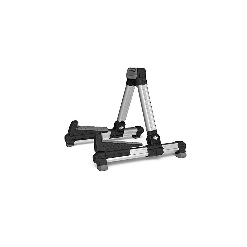 Rotosound foldable guitar stand in silver