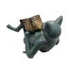 SMRTHMRT Creative and Abstract Animals Statues,Smart & Cute Reading Cat