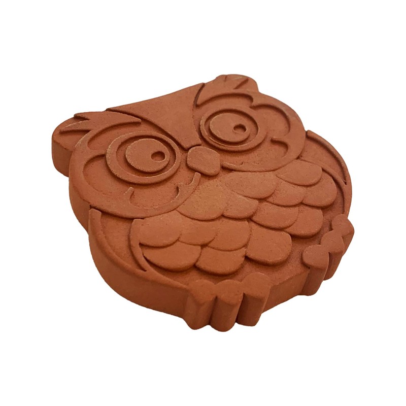 Fox Run Terracotta Brown Sugar Keeper and Saver, Owl, Set