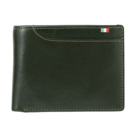 Milagro cas2108 Tamponato Box-type Coin Purse Bi-fold Wallet (Men's Bifold Brand, Genuine Leather, Box-Shaped Coin Purse, Gift, Present, Men's, Christmas, Father's Day, Spring Wallet), green