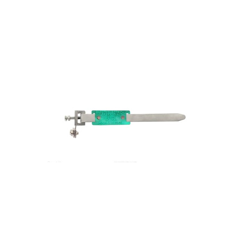 Earth Green Clamp Strap Electrical Cable Wire Bonding Radiator Water