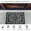 DII Rubber Doormats Collection All Weather, 18x30, Gold Double Ring