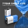 Voniko 9V Batteries - Alkaline 9V Battery 2 Pack -