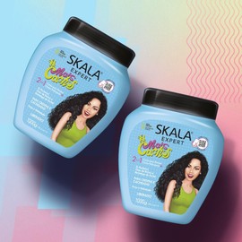 SKALA Hair Type 3ABC - Mais Cachos And Passion Fruit Combo- Hydrate Curls, Eliminate Frizz, For Curly Hair - 2 IN 1 Conditioning Treatment and Cream To Comb