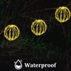 aonear Set of 3 Christmas LED Light Balls, Hanging Tree