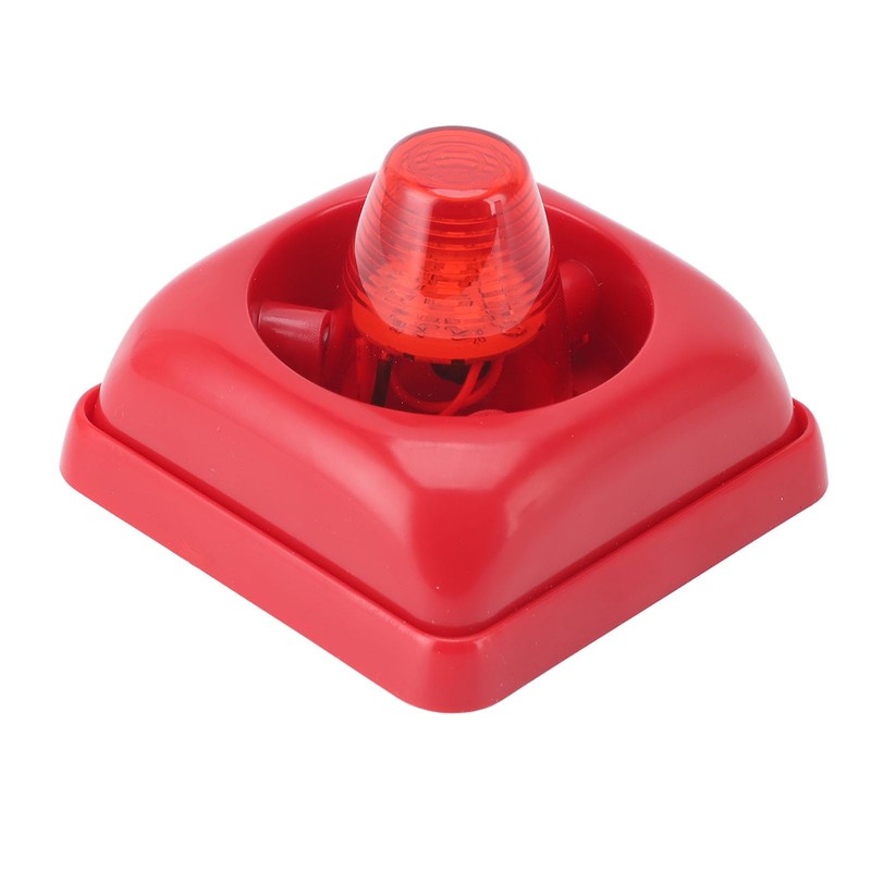 Visual and Acoustic Alarm with 3 Tone Modes, LED Flashing