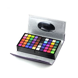 NYFASHION101 Rose Design Cover Travel Size Magentic Closure Compact Make Up Set