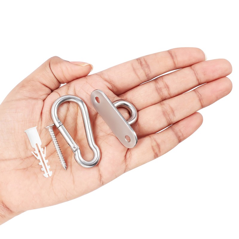 Belle Vous Stainless Steel U-Shaped Hooks (6 Pack) - Heavy