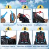 Portable Trash Bag Holder Stand For 20-33+ Gallon Liners 16x17in