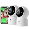 Taishixing 2K Indoor Security Camera 2 Packs, Baby Monitor&Pet Camera