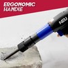 Air hammer, NEU PNEUPACTURE 250mm long barrel air chisel kit,