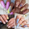 IDDFEVE Easter Nail Art Stickers - Bunny Eggs Chick Self-Adhesive