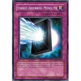 Yu-Gi-Oh! - Energy-Absorbing Monolith (GLAS-EN075) - Gladiators Assault - 1st Edition - Super Rare