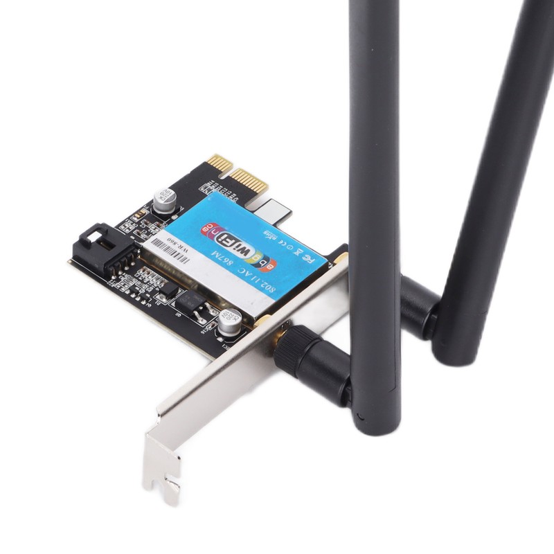 Wireless Card Dual Band 2.4GHz 5GHz PCIE Interface Network Computer