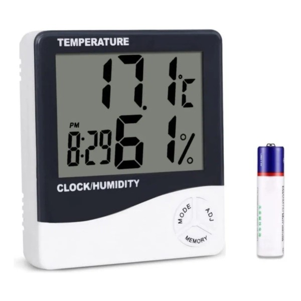 Higrómetro Medidor De Humedad Extensiones De Pestañas Blanco