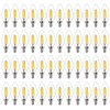 FLSNT 48 Pack Dimmable LED Candelabra Bulbs, 40W Equivalent LED