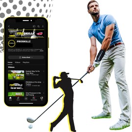 PROSKILLZ UK PRO Golf Wrist Brace – Swing Training Aid for Proper Wrist Angle, Stability & Injury Prevention – Adjustable, Breathable Wrist Support for Left & Right Handed Golfers – All Skill Levels