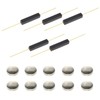 WOWOONE 5pcs Plastic Reed Switch Reed Contact Normally Open (N/O)