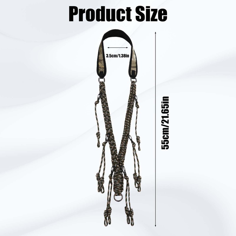 NQEUEPN Duck Call Whistle Lanyard, Duck Hunting Accessories with 10