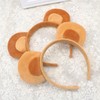 2 Pack Bear Headband Cute Plush Bear Ears Headband Animal