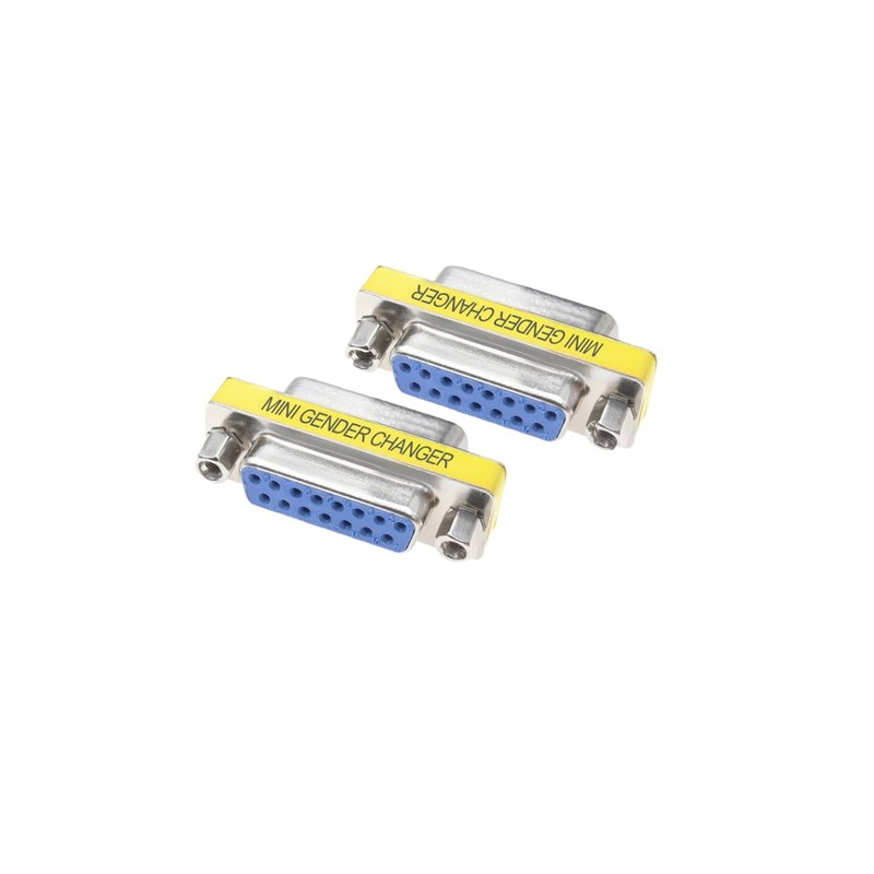 LuoQiuFa 2 Pack Rs232 Serial Cable 15 Pin DB15 Female