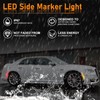 POPMOTORZ Full LED Front Rear Side Marker Lights Kits 4