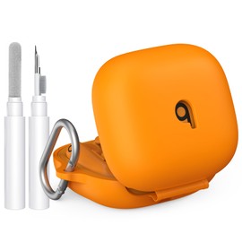 AhaStyle Silicone Case for Beats Powerbeats Pro 2 (2025) with Cleaning Kit & Carabiner [Top Logo Visible] Shockproof Full Protective Skin Case Cover Compatible with Beats Powerbeats Pro 2 2025