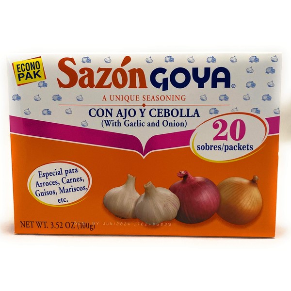 Goya Sazon Garlic And Onion 3.5 oz