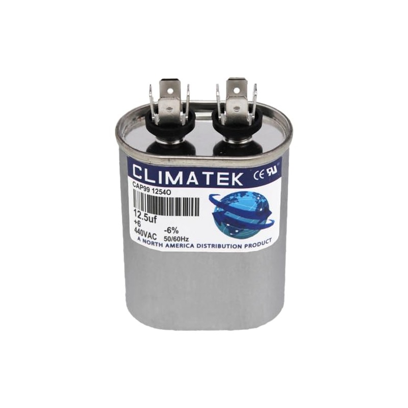 ClimaTek Oval Capacitor - fits Amana # CAP125000370LA | 12.5