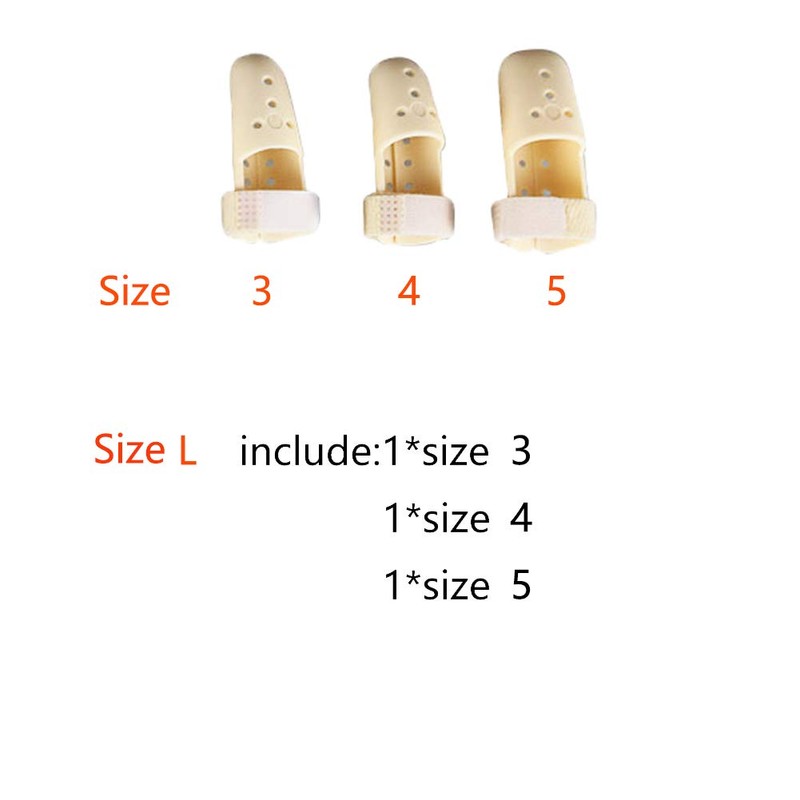 Thinvik [2 Piece Plastic Mallet Dip Finger Support Brace Splint