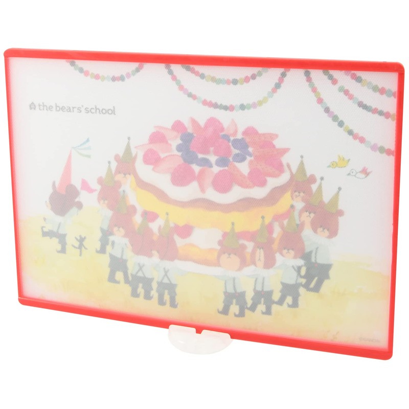 Yaksell S2 Bear's School Reversible Cutting Board with Stand, Jackie