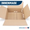 Folding Cardboard Boxes 295 x 235 x 145 mm Brown